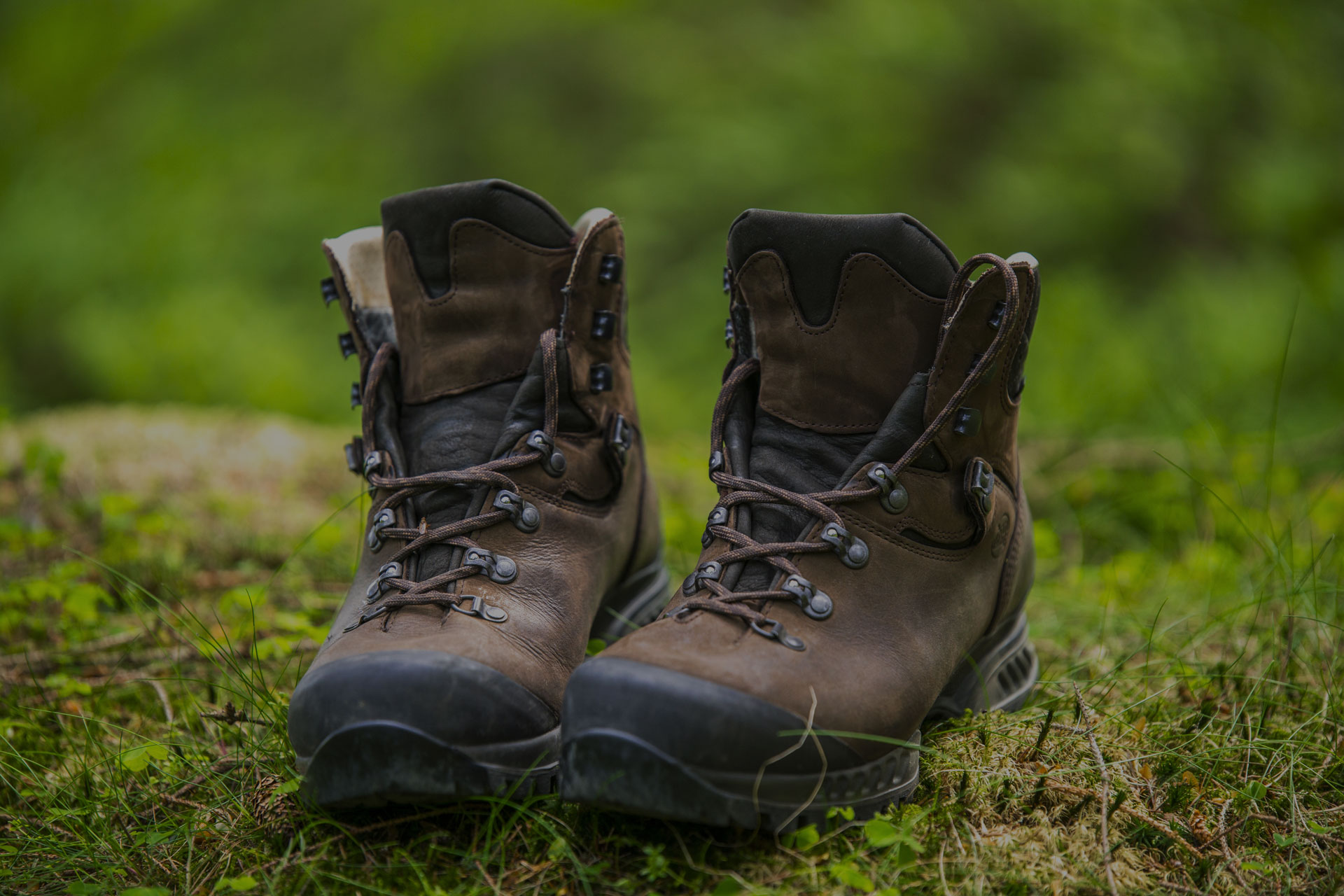 Close up of boots